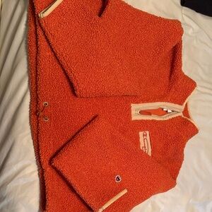 Champion Vibrant Orange Fleece Vest